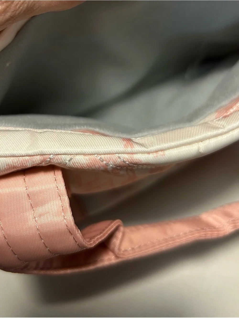 Lug Dory LE Pink Storybook Quilted Tote Bag Crossbody Nylon NWOT